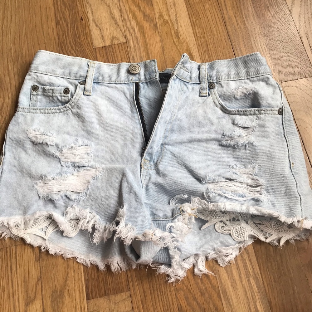 aeropostale women’s jean shorts
